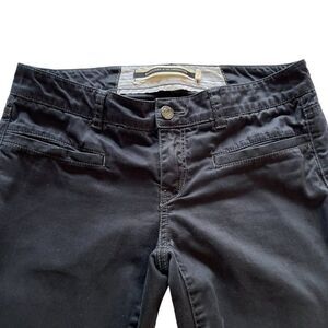 black flat front chinos 2